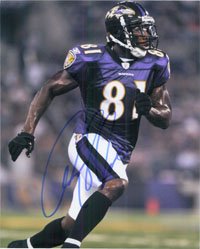 Signed Boldin, Anquan (Baltimore Ravens) 8x10 Photo