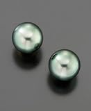 Tahitian Cultured Pearl Stud Earrings