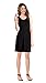 Women's Sleeveless Summer Short T-Shirt Tank Top Mini Basic Dress, Elastic Waist