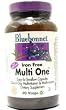 Multi One Vcaps (Iron Free) by BlueBonnet 90 Vegetarian Capsules