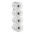 Wenko 16969100 Toilettenpapier-Ersatzrollenhalter Milazzo Super-Loc - Befestigen ohne Bohren, f�r 4 Rollen, Chrom, 14 x 52 x 15 cm