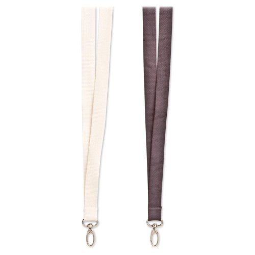 Bamboo Lanyard, w/ Chrome Hook, 36 quot; L, Natural