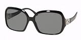 BVLGARI BV 8020 B 501 87 BLACK GRAY RHINESTONES PLASTIC SUNGLASSES