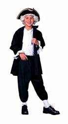 Child Economy George Washington Costume - I Cannot Tell a Lie! (Hat, shoes, socks and wig not includ