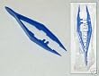 DISPOSIBLE TWEEZER FORCEP INDIVIDUALLY PACKED 4"