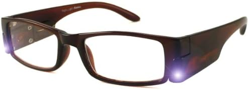 Calabria Readers Reading Glasses - Lighted Reader - Tortoise / 1.00
