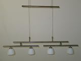 12 V Halogen-Glas Pendelleuchte “Dia” dimmbar