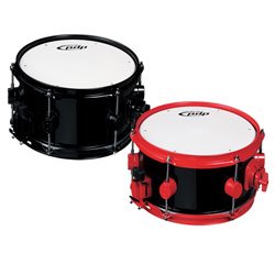 Pacífico por DW 6x10 Maple Shell 805 Series Snare Drum preto com vermelho Hardware
