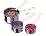 Amco 4-Piece Stainless Steel Measuring Cup Set