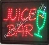 Quality Flashing Juice Bar Catering Led New Shop Signs