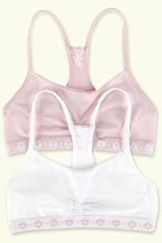 2 Pack Older Girls Seamfree Daisy Crop Tops