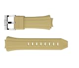 31glV0lZXAL. SL160  TechnoMarine S1450466L Cruise Long Size Sand Silicone Strap Cruise 45mm Watch Strap