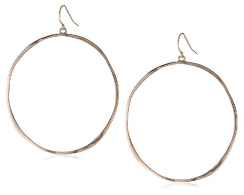 gorjana G Ring Rose Gold-Tone Circle Earrings