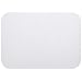 Dinex DX5999M00102 Paper White Embossed Solid Color Tray Cover with Scalloped Edge/Round Corner, 18-3/4" Length x 13-5/8" Width, Size M (Case of 2000)