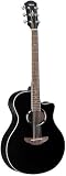 Yamaha APX500 - Black Thinline Acoustic/Electric Cutaway Guitar with Piezo
