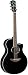 Yamaha APX500 - Black Thinline Acoustic/Electric Cutaway Guitar with Piezo