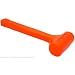 Bright neon orange color means these Dead Blow Hammers won't get lost in the workshop shuffle. Each hammer is filled with lead shot for extra force and shock absorption. Handle grips are textured for no slip control. Choose from a variety of weights ranging from 1/2 pound to 4 pounds