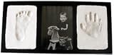 Clay Handprint & Footprint Keepsake Photo Wall Frame - Black