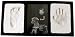 Clay Handprint & Footprint Keepsake Photo Wall Frame - Black