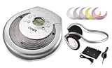 COBY CX-CD646 Super Slim CD Player with 60-SECOND Asp and Car Kit