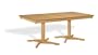Oxford Garden Hampton Pedestal Patio Table, 76 x 40 Inches