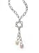 Woven Star Link Necklace - pearl beads, by Neta