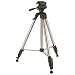 Sunpak Platinum Plus 74" Heavy-Duty Tripod with Three Way Pan Head & Quick Release and Soft Case, Metallic Silver, Supports 11 lbs.