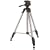 Sunpak Platinum Plus 74" Heavy-Duty Tripod with Three Way Pan Head & Quick Release and Soft Case, Metallic Silver, Supports 11 lbs.