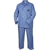 Review   / Blue Stripe long sleeve Men's pajamas Cavalier