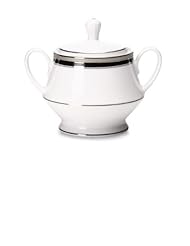 Kitchen: Noritake Austin Platinum Sugar Bowl with Cover - Noritake CO., INC. - DROPSHIP