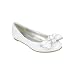 Soda Slip On Flats White