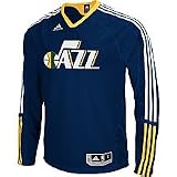 Adidas Utah Jazz On-Court Long Sleeve Shooting Shirt Medium