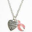 Breast Cancer Awareness Necklace