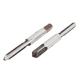 uxcell テーパーとプラグメトリックタップ　HSS　グレー　2個入り　よい置換　置換部品