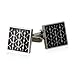 Urban Street Grate Black Enamel Stainless Steel Cufflinks