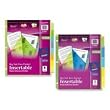 Avery Products - Avery - Worksaver Big Tab Plastic Dividers, Two Slash Pockets, Eight-Tab, Assorted - Sold As 1 Set - Bigger tabs and inserts provide 50% more printing space. - Special design keeps tab inserts secure yet easy to remove. - Front and back of each divider has a slash pocket for quick insertion of loose sheets.