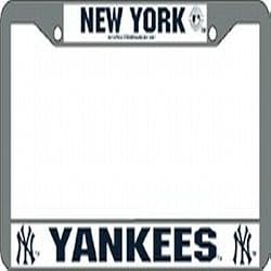 New York Yankees Chrome License Plate Frame