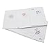 OWM Handkerchief 6 Pcs Europe Style Floral Embroidered Handkerchiefs Pack White