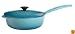 Le Creuset Enameled Cast-Iron 2-1/4-Quart Saucier Pan, Caribbean