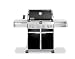 Weber 1741001 Summit E-450 Grill, Propane, Black