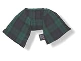 Natural Wheat Bag All Over Body Pillow - Black Watch Tartan with lavender GG-AOB-BW