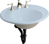 IMAGE OF Kohler K-2822-4S-6 Iron Works Lavatory with Sandbar Exterior and 4