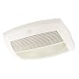 Hunter 82040 Energy Star Bathroom Fan with Light, White