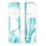 Electronics : Aqua -Vinyl skin for Apple iPod Shuffle
