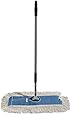 Nine Forty Industrial Strength Ultimate Cotton Dust Mop with Aluminum Quick Change Extension Handle and Frame - Hardwood Floor Broom (24" Wide X 5")