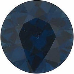 Natural Blue Sapphire Gemstone, Round Shape, Grade A, 7.50 mm in Size, 2.3 Carats