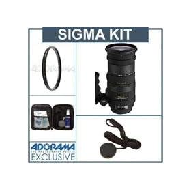 Sigma 50-500mm f/4-6.3 APO DG OS HSM Lens Kit, for Sigma SLR Cameras. . with Tiffen 86mm UV Filter, Lens Cap Leash, Professional Lens Cleaning Kit