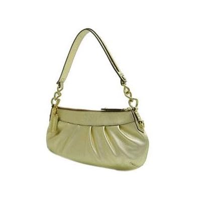 Metallic Gold Leather Small Hobo Collection by COACH