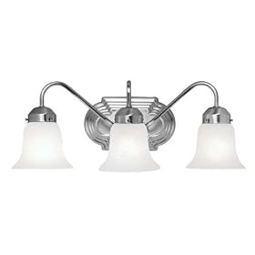 Livex 4143-91 Home Basics Bath Light Brushed Nickel