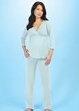 d&a Maternity Nursing Pajamas with 3/4 Sleeve